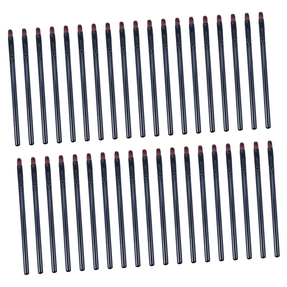 COOLHIYA 50pcs Portable Lip Brush Applicators Lightweight Makeup Brushes for Lip Gloss and Lipstick Flexible Multi-function Cosmetic for Travel and Precise Shape Definition