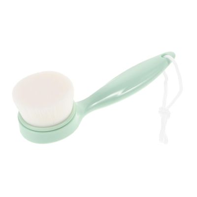 COOLHIYA Soft Bristle Facial Cleansing Brush with Extended Handle for Gentle Exfoliation and Makeup Removal Suitable for All Skin Types Easy to Use Face Wash Brush for Women and Travel
