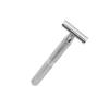 PLAFOPE Double Edge Stainless Steel Safety Razor for Men Professional Barber-style Precise Shave with Textured Grip Reusable Shaving Tool for Smooth Facial Grooming view 1