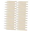 COOLHIYA 50Pcs Disposable Wooden Lipstick Applicators Lip Gloss Wand Makeup Brushes for Eyelash and Lip Makeup Portable and Hygienic Beauty Tool view 1