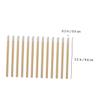 COOLHIYA 50Pcs Disposable Wooden Lipstick Applicators Lip Gloss Wand Makeup Brushes for Eyelash and Lip Makeup Portable and Hygienic Beauty Tool view 2