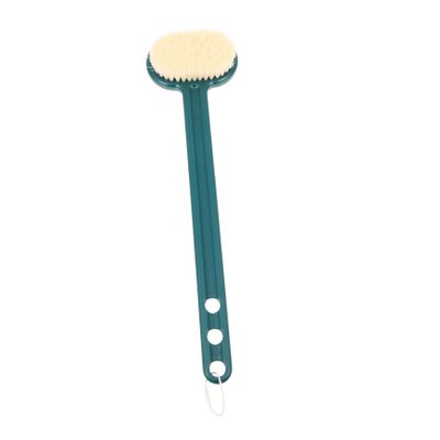 HAKIDZEL Long Handle Shower Body Brush for Women Ergonomic Back Scrubber with Soft Bristles Skin Exfoliating Bath Brush for Household Cleaning and Massage Convenient Hanging Design