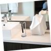 Beatifufu Alloy Shaving Brush Support Stand with Non-slip Base for Men S Razors and Brushes Quick Drying Holder for Grooming Tools Space-saving Bathroom Organizer with Stylish Modern Design view 4