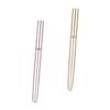 Gogogmee 2pcs Retractable Dual-ended Lip Brush with Cover Precise Lipstick Applicators for Professional Makeup Travel-friendly Cosmetic Tool in Rose Gold and Sparkle Pink view 1