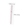 Gogogmee 2pcs Retractable Dual-ended Lip Brush with Cover Precise Lipstick Applicators for Professional Makeup Travel-friendly Cosmetic Tool in Rose Gold and Sparkle Pink view 2