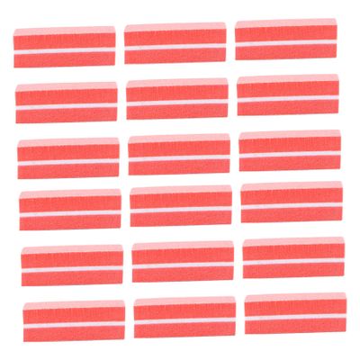 Beatifufu 40pcs Dual-Sided Mini Sponge Nail Files Nail Buffers for Manicure Square Sanding Blocks for Home and Salon Use