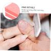 Beatifufu 40pcs Dual-Sided Mini Sponge Nail Files Nail Buffers for Manicure Square Sanding Blocks for Home and Salon Use view 4