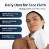 SIMA Disposable Face Towels, 100% Cotton Face Wipes, 100 pcs view 3