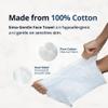 SIMA Disposable Face Towels, 100% Cotton Face Wipes, 100 pcs view 4