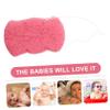 LIFKOME Deep Cleansing Exfoliating Sponge Soft Bath Ball with Rich Foam Hold Shower Scrubber for Women Men Multifunctional Body Loofah for Daily Shower and Pool Use Red Bath Accessory view 3