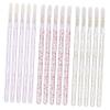 COOLHIYA 150pcs Disposable Crystal Lip Brush Portable Lip Gloss Applicator Wands in Red Blush Metallic Precise Beauty Tools for Makeup Application and Lipstick Touch-up view 1