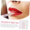 COOLHIYA 150pcs Disposable Crystal Lip Brush Portable Lip Gloss Applicator Wands in Red Blush Metallic Precise Beauty Tools for Makeup Application and Lipstick Touch-up view 3
