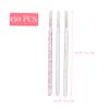 COOLHIYA 150pcs Disposable Crystal Lip Brush Portable Lip Gloss Applicator Wands in Red Blush Metallic Precise Beauty Tools for Makeup Application and Lipstick Touch-up view 4