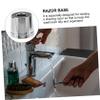 Beatifufu Brass Manual Razor Stand Anti-rust Shaver Base Alloy Shaving Razor Holder Stable Non-slip Bathroom Storage for Men Grooming Accessories view 4