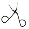 Beatifufu Stainless Steel Hair Tweezers for Women and Men Slanted Precision Eyebrow Tweezer with Scissors Handle Rust-resistant Facial Hair Removal Device Black view 1