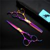 5.5 Inch Color 440C Professional Salon Barber Hairdressing Scissors, Multifunctional Haircut Barber Shears Tools, Sharp And Precise, for Women, Men And Hairdressers view 1