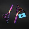 5.5 Inch Color 440C Professional Salon Barber Hairdressing Scissors, Multifunctional Haircut Barber Shears Tools, Sharp And Precise, for Women, Men And Hairdressers view 3