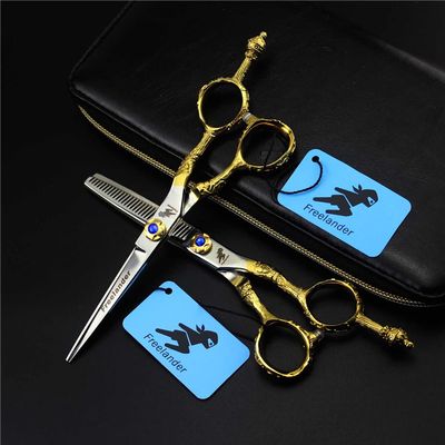 6.0 Inch d 440C Professional Salon Barber Hairdressing Scissors, Multifunctional Haircut Barber Shears Tools, Sharp and Precise, for Women, Men and Hairdressers