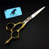 6.0 Inch d 440C Professional Salon Barber Hairdressing Scissors, Multifunctional Haircut Barber Shears Tools, Sharp and Precise, for Women, Men and Hairdressers view 3