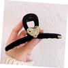 ETHZZLE 2pcs Heart Design Hair Claw Clips for Women and Large Black Jaw Clips for Thick and Thin Hair Elegant Barrettes Accessories for Everyday and Special Occasions view 4