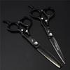 6.0 Inch Black Styling Hair Stainless Steel Barber Shears Tools, Texturizing Hair Cutting Scissors Sets, Sharp and Precise, for Women, Men and Hairdressers view 4