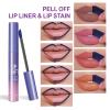 3pcs Lip Stain Peel Off, Peel off Lip stain, Lip Tint Stain, Peel off Lip Liner Stain, Lip Stain Peel off Tint Tattoo Color Waterproof Long-Lasting, No Smudging,Set in Cludes 3 Shades(#01+#02+04#) view 4