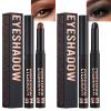 2pcs-Waterproof Cream Eyeshadow Stick,Metallic Eye Shadow, High Pigmented Matte Nude Eye Shadow Sticks, Longlating Blendable Eyes Crayon Eyeshadow, Hypoallergenic Eye Brightener Stick#15+#24 view 1