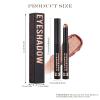 2pcs-Waterproof Cream Eyeshadow Stick,Metallic Eye Shadow, High Pigmented Matte Nude Eye Shadow Sticks, Longlating Blendable Eyes Crayon Eyeshadow, Hypoallergenic Eye Brightener Stick#13+#18 view 2