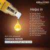 Kera-looks professional keratin hair serum infused with argan oil bliss for dry,tangles,damage &frizzy hair view 3