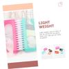Gogogmee 4Pcs Manicure Nail Dust Brushes Nail Scrub Cleaning Tools Lightweight Anti-slip for Fingernail Care Home Use Random Color view 4