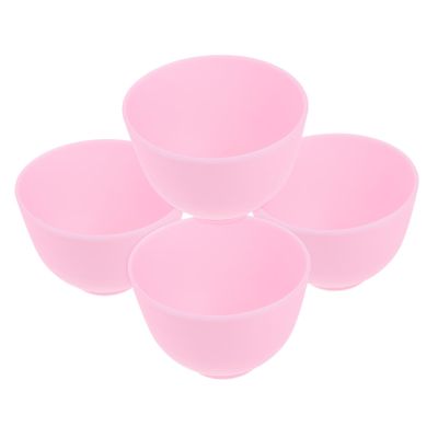 IWOWHERO 5pcs Silicone Facial Mask Bowl Kit Medium DIY Mixing Bowls for Spa and Skincare Lightweight Portable Beauty Tool for Home Use and Travel Convenient and Easy to Hold