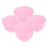 IWOWHERO 5pcs Silicone Facial Mask Bowl Kit Medium DIY Mixing Bowls for Spa and Skincare Lightweight Portable Beauty Tool for Home Use and Travel Convenient and Easy to Hold view 1
