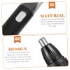 Beatifufu Multi-Function Nose Hair Trimmer for Women and Men Portable Abs Stainless Steel Hair Removal Razor for Nose Eyebrows Beard with Non-Slip Handle Safe and Home Grooming Tool view 4