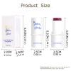 2pcs-Body Glitter Stick,Chunky Glitter Gel for Face Body Hair,Sparkling Holographic Mermaid Sequins Paint Multiuse Makeup Glitter Gel,Red and Blue view 2