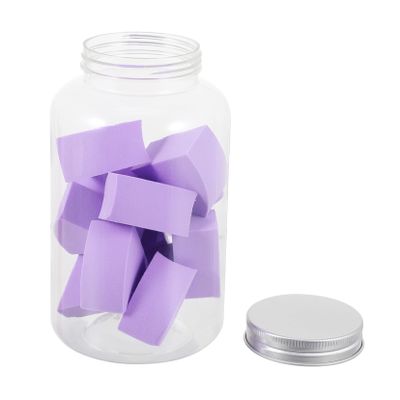 PLAFOPE 12pcs Makeup Powder Puff Soft Velour Cosmetic Powder Sponge for Face Foundation Blending Dual-use Wet and Dry Makeup Tools Light Purple 12pcs