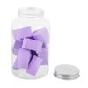 PLAFOPE 12pcs Makeup Powder Puff Soft Velour Cosmetic Powder Sponge for Face Foundation Blending Dual-use Wet and Dry Makeup Tools Light Purple 12pcs view 1