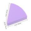 PLAFOPE 12pcs Makeup Powder Puff Soft Velour Cosmetic Powder Sponge for Face Foundation Blending Dual-use Wet and Dry Makeup Tools Light Purple 12pcs view 2