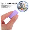 PLAFOPE 12pcs Makeup Powder Puff Soft Velour Cosmetic Powder Sponge for Face Foundation Blending Dual-use Wet and Dry Makeup Tools Light Purple 12pcs view 4