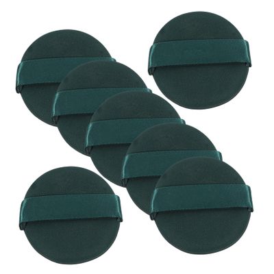 Beatifufu 7Pcs Dual-sided Makeup Sponges for Women Multi-use Powder Puff Applicators for Foundation Cream Concealer Blush Highlighter Soft Cosmetic Blending Tools in Olive Green
