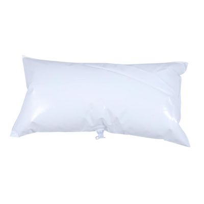 Beatifufu 2PC Inflatable Bath Pillows with Built PVC Air Bags Anti-Slip Bathtub Cushions with Suction Cups for Head Neck Support Spa Bathroom Pillows White