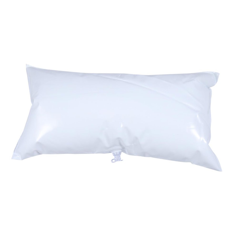 Beatifufu 2PC Inflatable Bath Pillows with Built PVC Air Bags Anti-Slip Bathtub Cushions with Suction Cups for Head Neck Support Spa Bathroom Pillows White