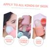 Beatifufu Portable Nordic Pink Ice Cooling Roller for Face Massage Skin Care Tool for Women and Compact Anti-aging Facial Massager Relieves Puffiness and Dark Circles Hold Beauty Accessory view 2