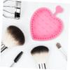 Beatifufu Silicone Makeup Brush Cleaner Pad with Textured Surface for Deep Cleaning Makeup Brushes and Sponges with Handheld Design Gentle Bristles view 3