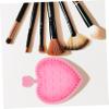 Beatifufu Silicone Makeup Brush Cleaner Pad with Textured Surface for Deep Cleaning Makeup Brushes and Sponges with Handheld Design Gentle Bristles view 4