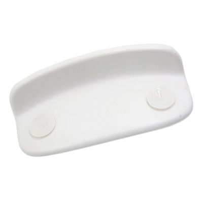Mikinona Bathtub Pillow with Strong Suction Cups for Head Neck Shoulder Support Spa Tub Accessory Non-Slip White Bathroom Cushion for Relaxing Bath Experience