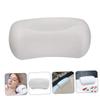Mikinona Bathtub Pillow with Strong Suction Cups for Head Neck Shoulder Support Spa Tub Accessory Non-Slip White Bathroom Cushion for Relaxing Bath Experience view 4