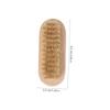 Beatifufu 4Pcs Wooden Nail Brush with Natural Boar Bristles Double-sided Design for Hand Fingertip Toe Cleaning and Gentle Scrubbing Sturdy Comfortable Handle for Manicure Pedicure Use view 4
