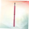 COOLHIYA Retractable Lip Brush with Nylon Fiber Bristles Portable Makeup Tool Kit for Precise Lipstick Application Pink Metal Tube Compact Design for Travel and Professional Use view 3