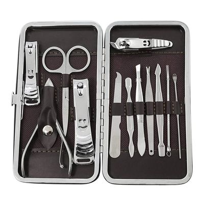 1 Set Stainless Steel Nail Clipper Cutter Trimmer Ear Pick Grooming Kit Manicure Set Pedicure Toe Nail Art Beauty Tools Kits