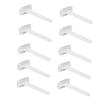 Beatifufu 25Pcs Double-edge Hair Shaving Razors for Underarm and Private Areas Sharp and Skin-safe Disposable Razors Portable White Travel Shavers for Women and Men view 1